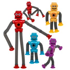 Teleskopisk Robotleksak med Sugkoppar 15 cm