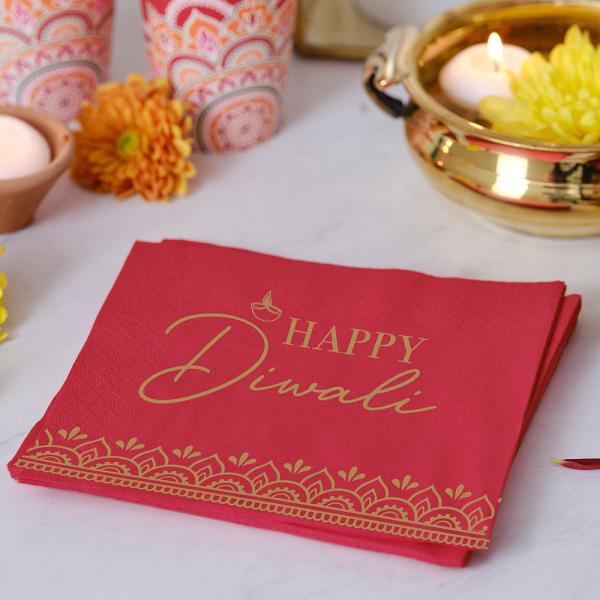 Servetter Happy Diwali 16-Pack