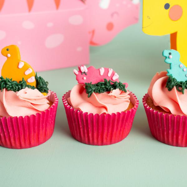 Sockerdekoration Dinosaurier Djungel