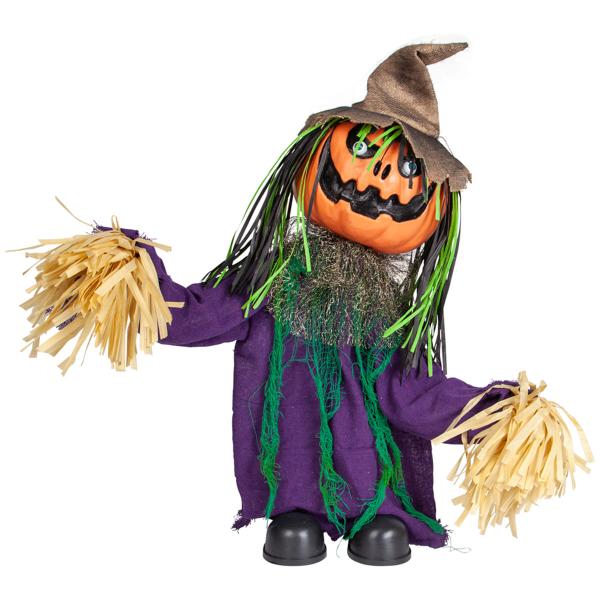 Animerad Dansande Pumpafågelskrämma 115 cm