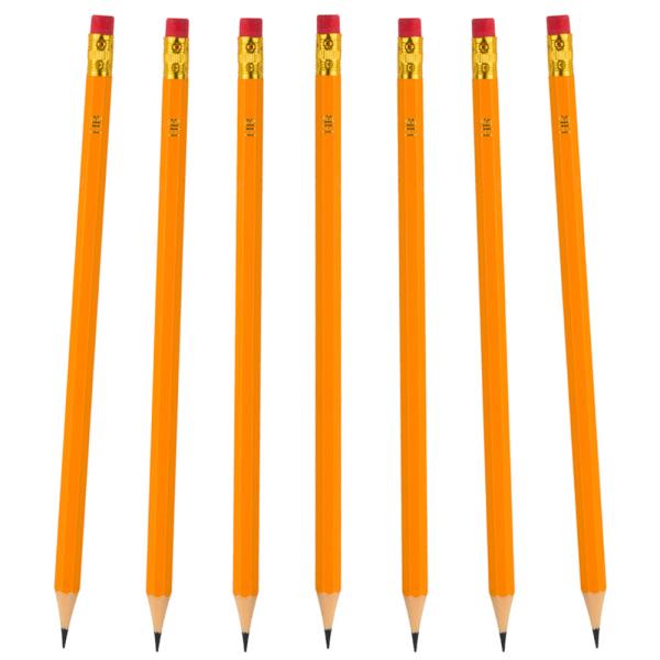 Blyertspenna med Sudd 12-Pack