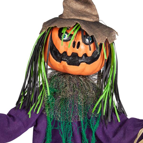 Animerad Dansande Pumpafågelskrämma 115 cm