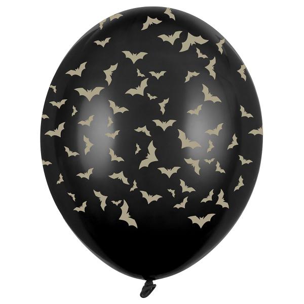 Latexballonger Fladdermöss Svart Pastell