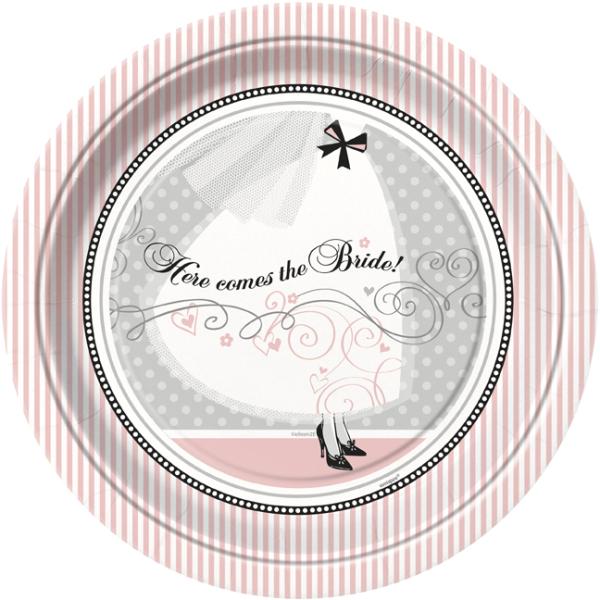 Elegant Bröllop Papptallrikar