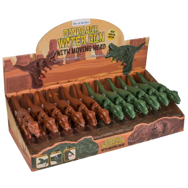 Vattenpistol Dinosaurie med Rörligt Huvud 21 x 11 cm