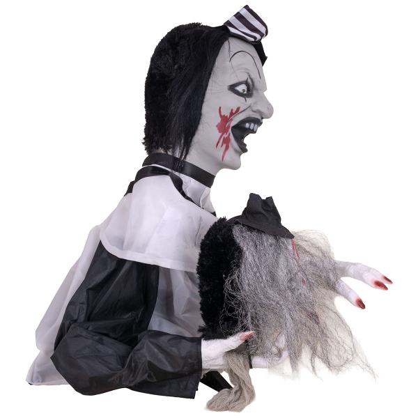 Animerad Bordsdekoration Clown med Huvud