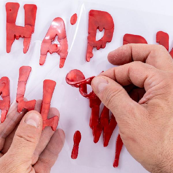 Gel Fönsterdekoration Happy Halloween