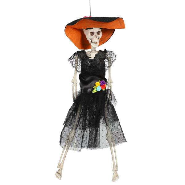 Hängande Mexikansk Skelettkvinna Prop