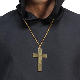 Guld Halsband med Kors