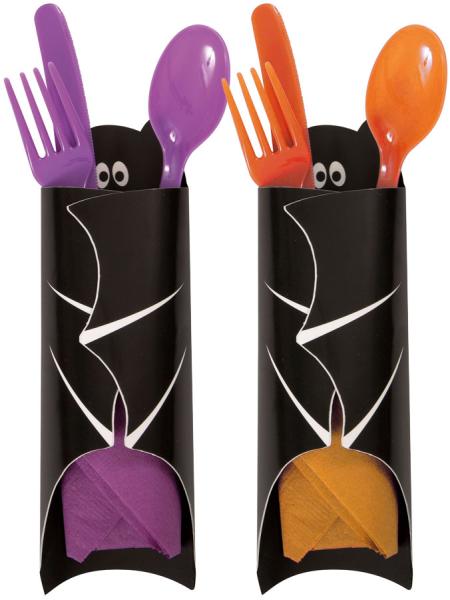 Halloween Bordsdekoration Godis- och Bestickhållare