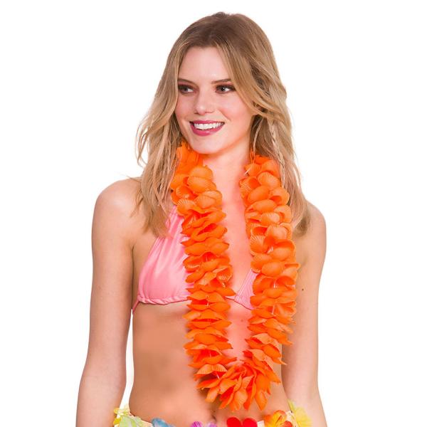 Hawaiikrans Satin Deluxe Orange