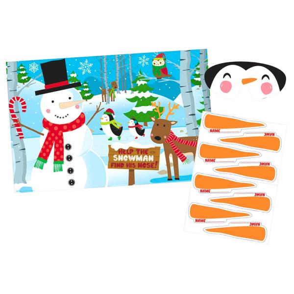 Sätt Näsan på Snögubben Julspel