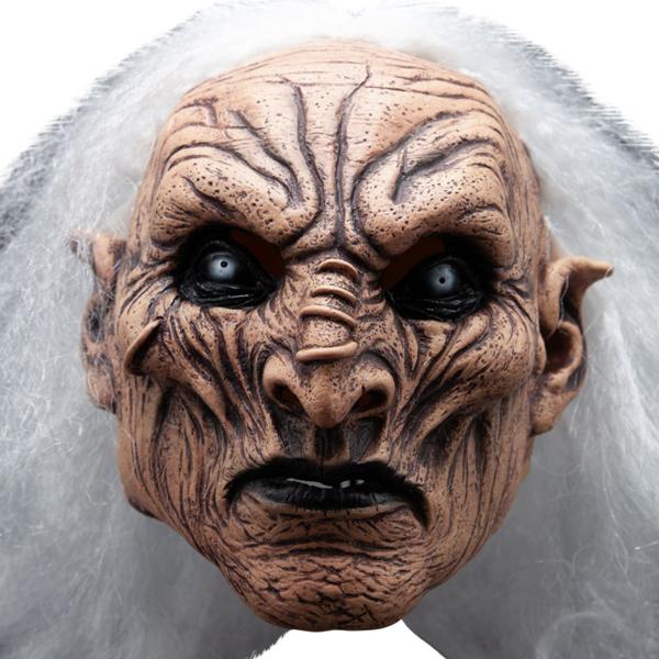 Latexmask med Hår Demon