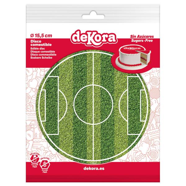 Tårtbild Fotbollsplan Liten