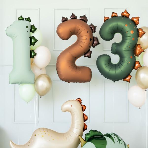 Sifferballong Dinosaurie 92 cm