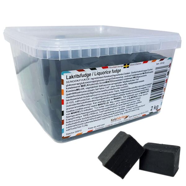 Lakritsfudge 2 kg