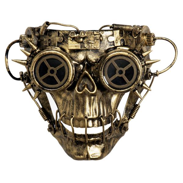 Steampunk Döskalle Maskeradmask