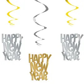 Happy New Year Hängande Dekorationer