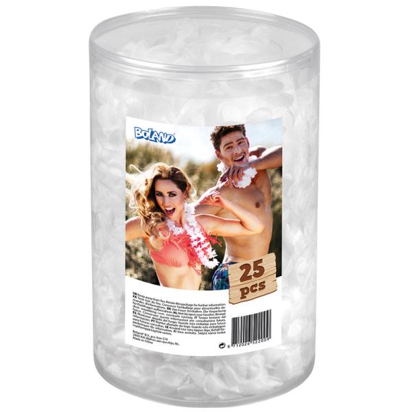 Hawaiikransar Lei Vit 25-pack