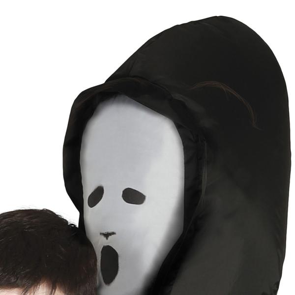 Uppblåsbar Grim Reaper med Halv Kropp Dräkt