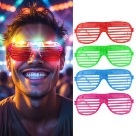 Gallerglas&ouml;gon med LED-ljus