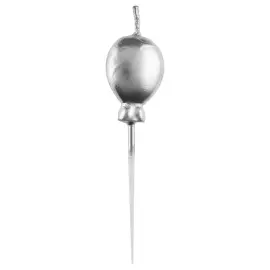 Tårtljus Ballonger Silver