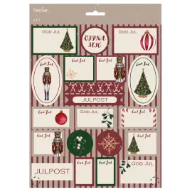 Juletiketter 40-pack