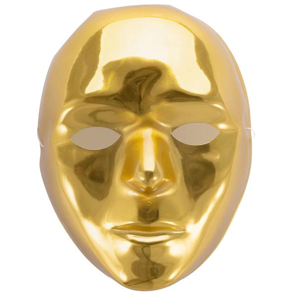 Ansiktsmask Metallic Guld