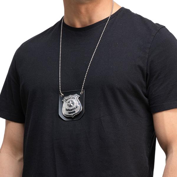 Halsband Polisbricka