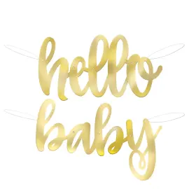 Hello Baby Girlang Guld