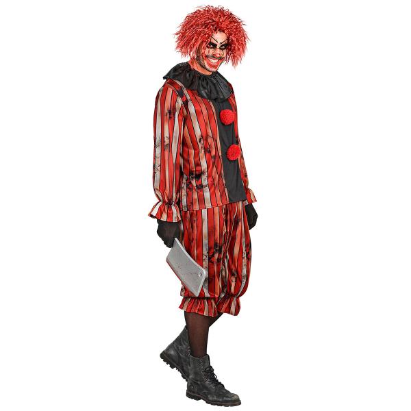 Maskeraddräkt Skräckclown Randig