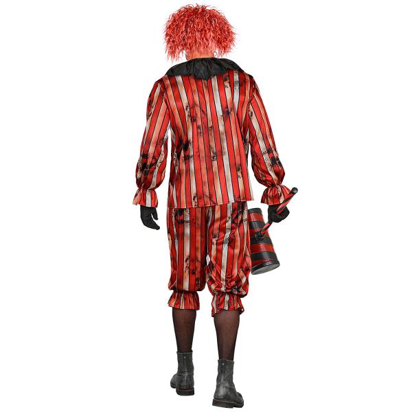 Maskeraddräkt Skräckclown Randig