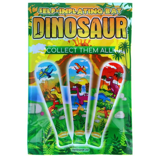 Självuppblåsande Basebollträ Dinosaurie