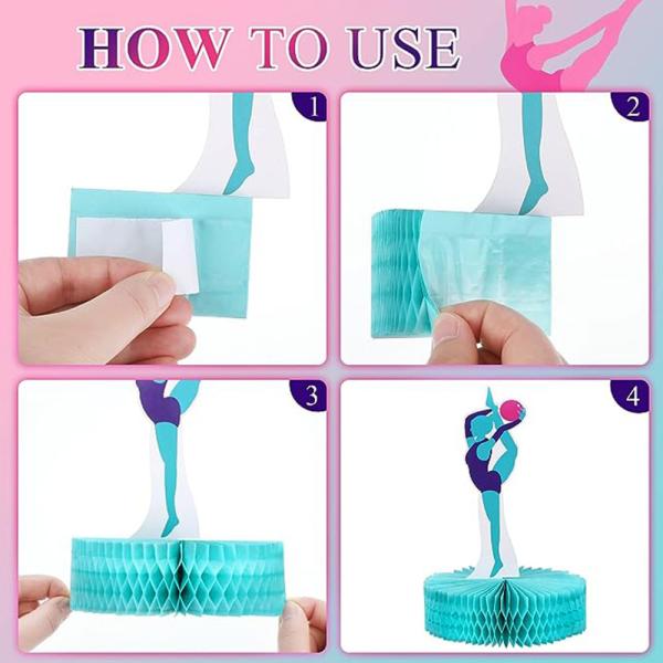 Gymnastics Bordsdekoration