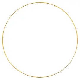 Metallring Guld 35 cm