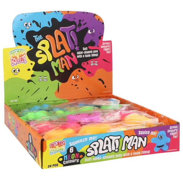 Stretchig Klämleksak Mr Splatman 6,5 cm