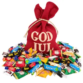 Juls&auml;ck med Blandat Godis