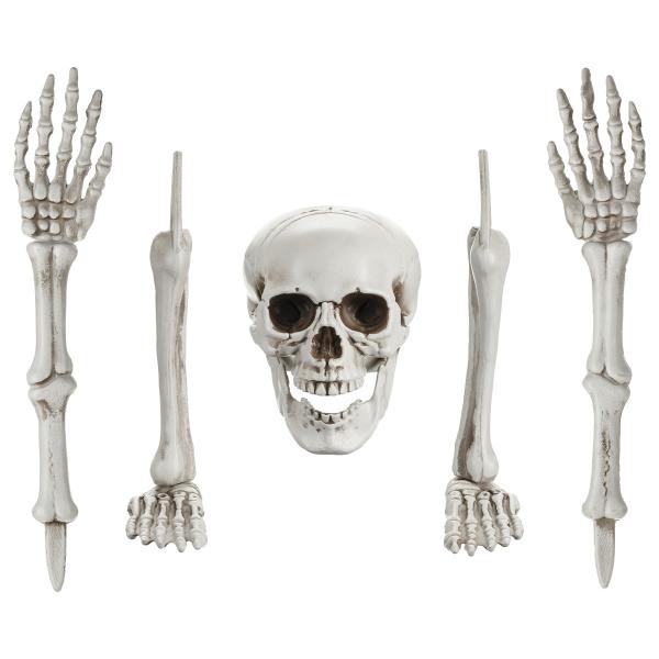 Trädgårdsdekoration Skelett 5-pack