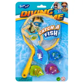 Dykleksak Fisk med H&aring;v 4 Delar