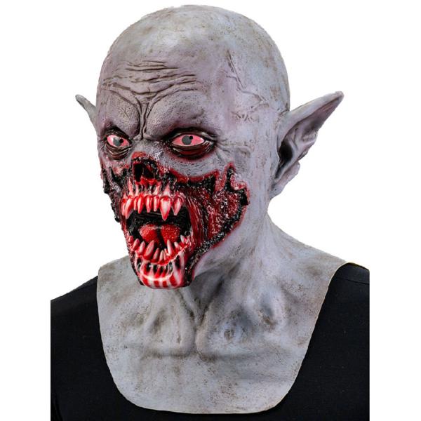 Blodig Vampyrmask Grå