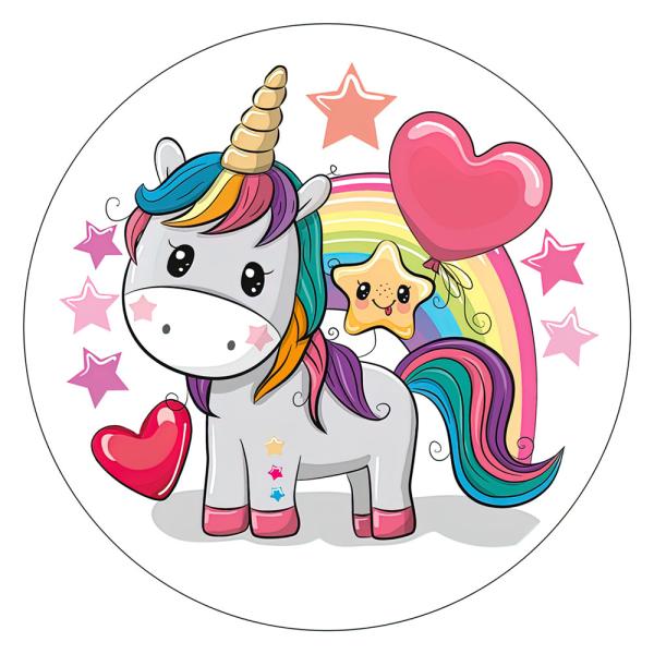 Enhörning Tårtbild E