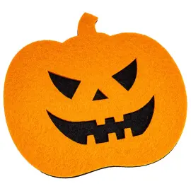 Glasunderl&auml;gg Pumpa Orange/Svart