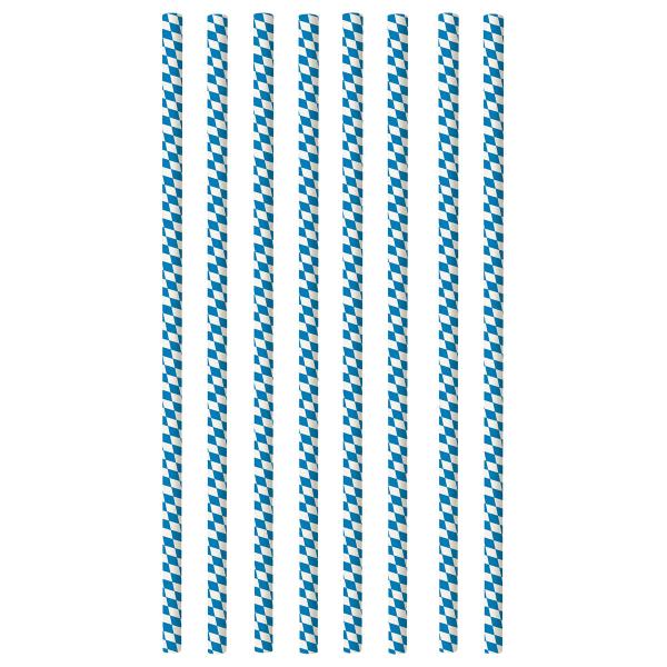 Oktoberfest Papperssugrör Bayersk 100-pack