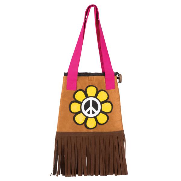 Hippie Väska med Fransar Brun