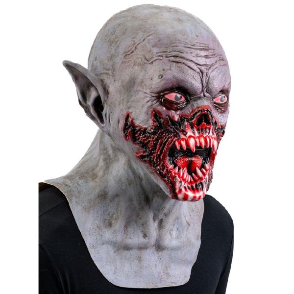 Blodig Vampyrmask Grå