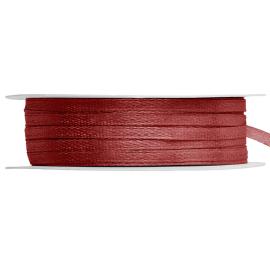 Satinband Bordeaux 3 mm
