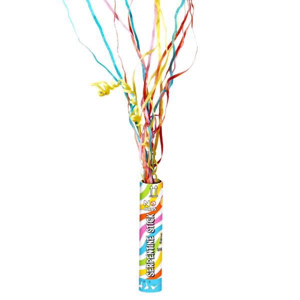 Party Popper Serpentiner Multicolor