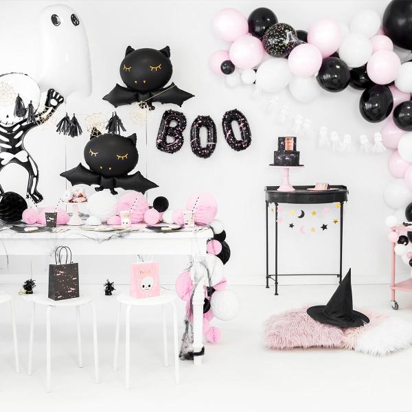 Latexballonger Fladdermöss Svart Pastell