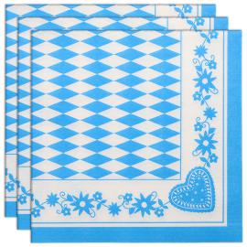 Oktoberfest Servetter Bayersk 50-pack