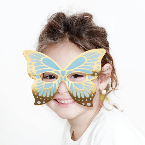 Shimmering Butterfly Pappmasker